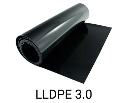 Геомембрана LLDPE (ЛПЭВД) толщиной 3.0 мм